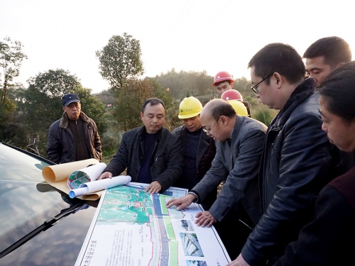 李云春局长调研植物园二期建设情形