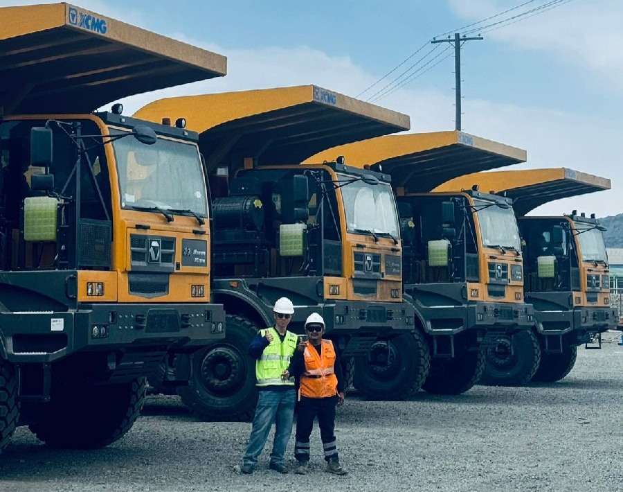 50台XG110矿卡为安第斯山脉注入优德88动能