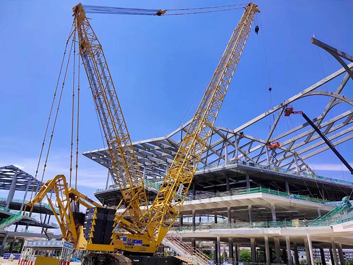 【全球之履】泉州站 XGC400-I——体育馆建设大显身手！！！