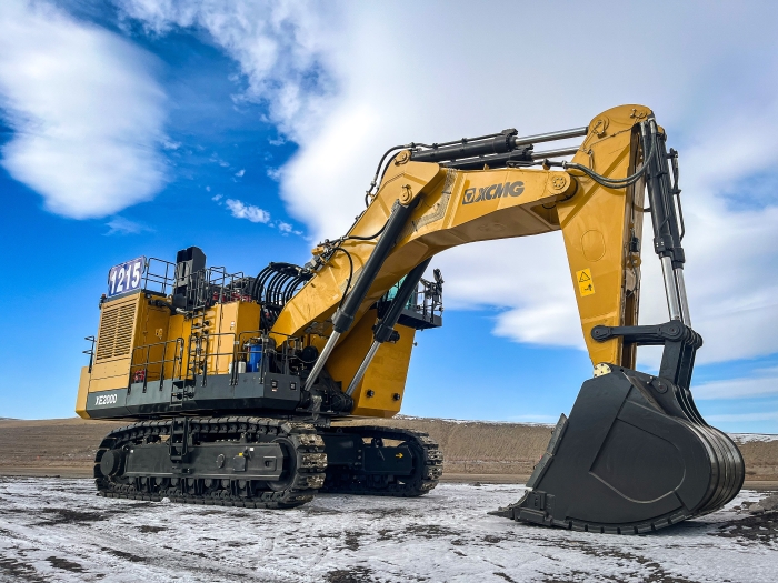 可动率超95%！！！优德88XE2000矿用挖掘机好评如潮