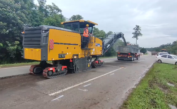 优德88成套蹊径机械油面施工，，这次在马来西亚！