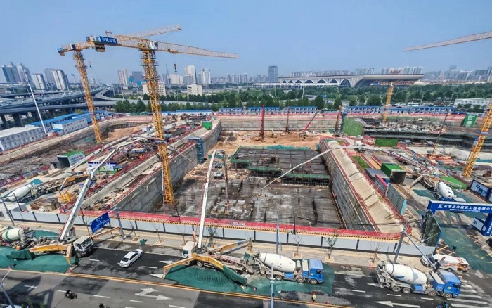 提速开展→优德88混凝土机械助建石家庄城市更新