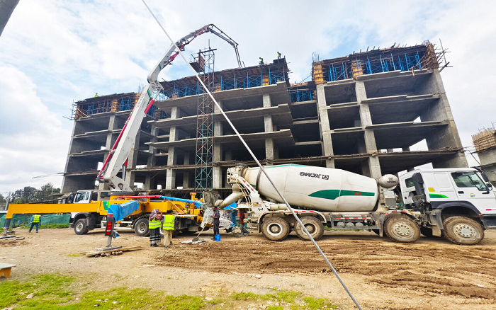 优德88泵车助建埃塞俄比亚