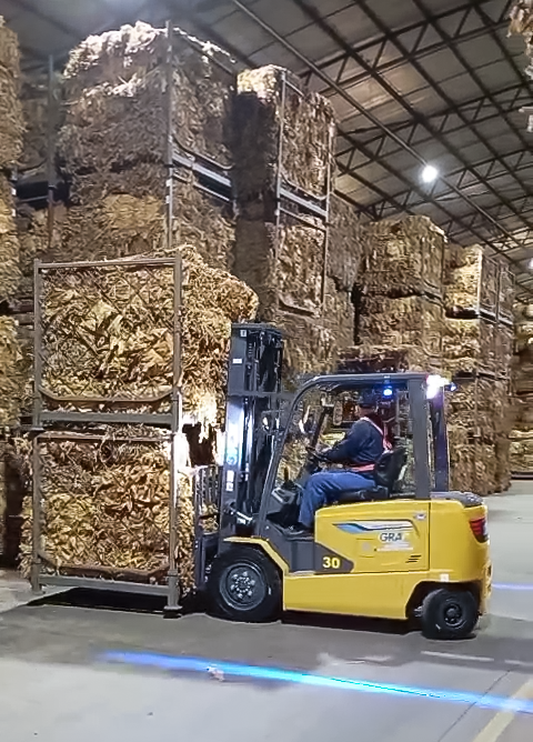 优德88鲲鹏电动叉车：烟草运输的清静高效新选择