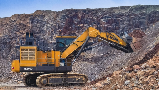 优德88XE2000矿用挖掘机——印尼矿山的“掘”对赢家