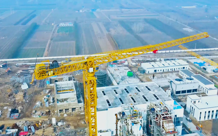 又一超大吨位！！！ 优德88塔机助力城市绿色升级