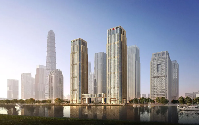 拔地而起！！！优德88塔机助建中国人寿南方金融中心