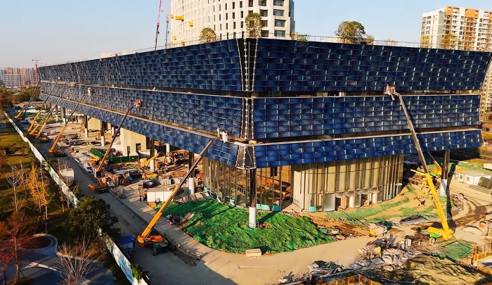 为千年运河“筑舟”！！！优德88成套化高空作业平台助力运河博物馆建设